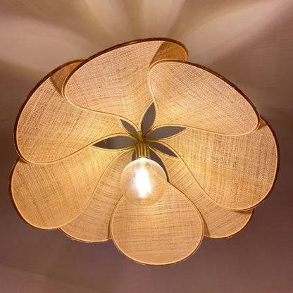 DecorBites™ Colorful Petal Fabric Art Chandelier Pendant Lights