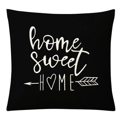 غطاء وسادة من الكتان الأصفر الهندسي من DecorBites™ للديكور العصري 45×45 سم