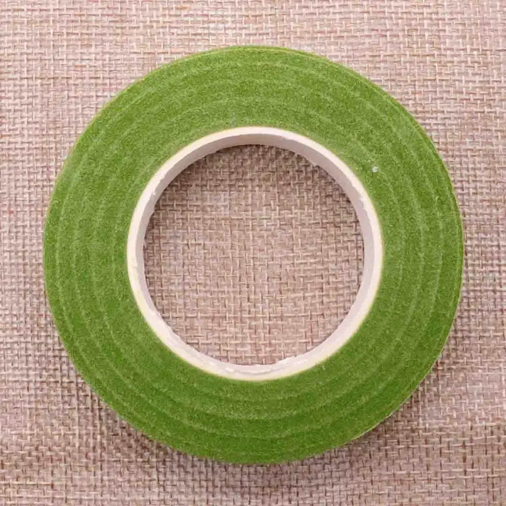 Decorbites™ Grüne Floristenbänder 12 mm * 45 m Dehnbare Corsagen-Stielumwicklungen Anstecker-Knopfloch Künstliche Blume