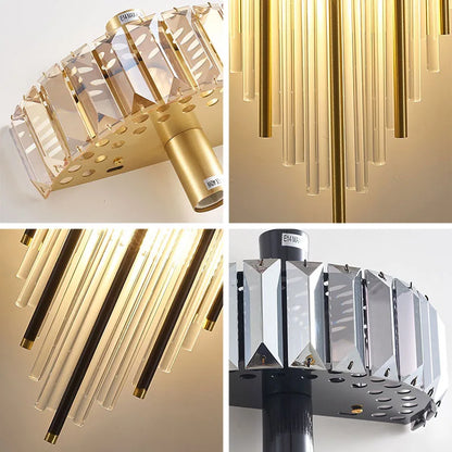 DecorBites™ Crystal Strip LED Wall Lamp for Living Room, Bedroom, Study, Balcony Lighting