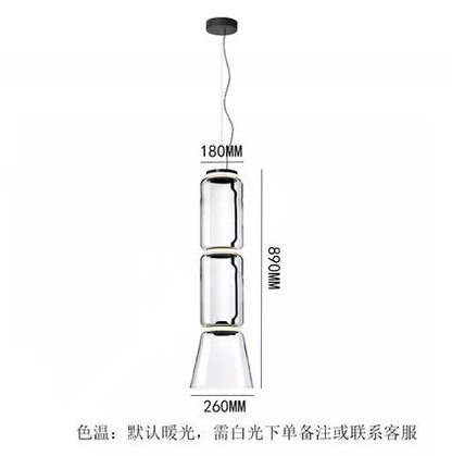 DecorBites™ Heavy Glass Modern Chandelier Pendant Lamps for Living Room, Dining Room, and Store