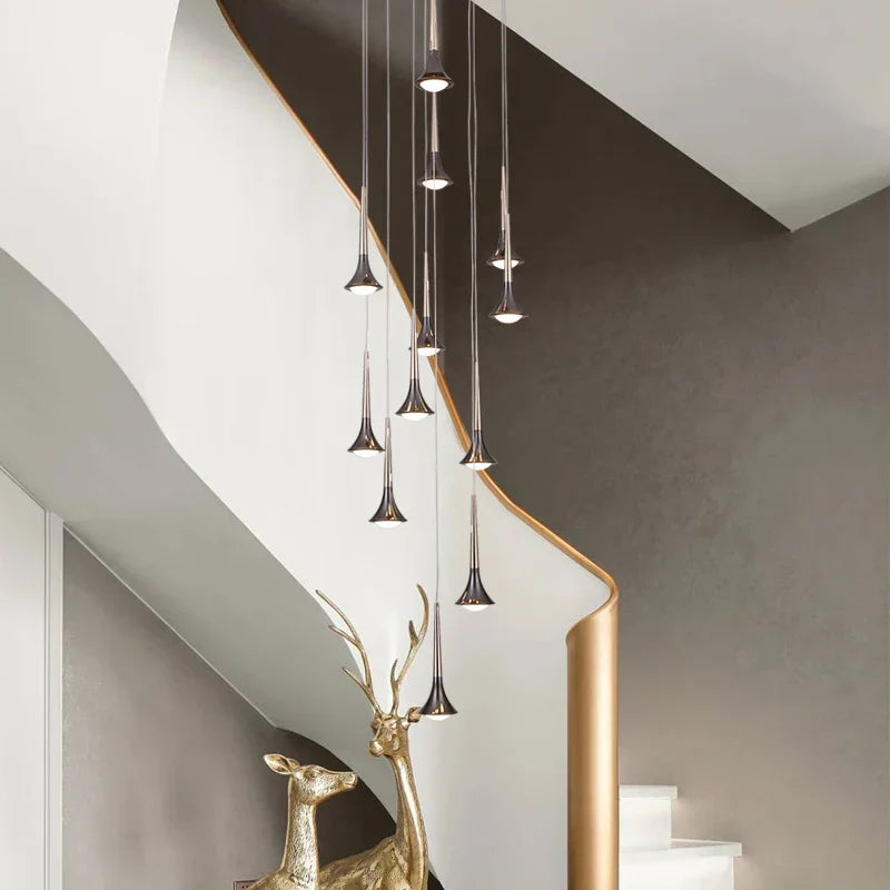 DecorBites™ Elegant Horn-Shaped Chandelier for Living Room and Bedroom
