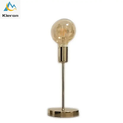 DecorBites™ Golden Modern LED Bedside Lamp for College Dorm Study Desk