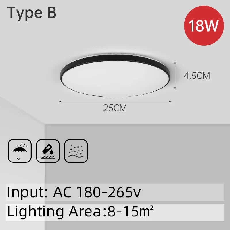 Decorbites™ LED-Deckenleuchter-Paneelleuchte für Heimdekoration und Beleuchtung