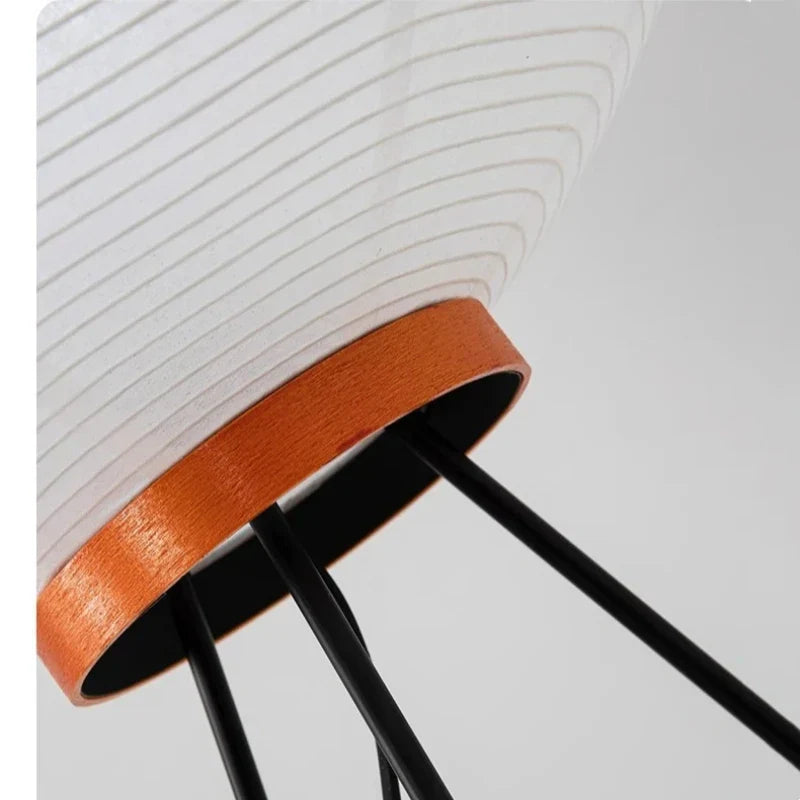 Rice Paper Floor Lamp Japanese Retro Design