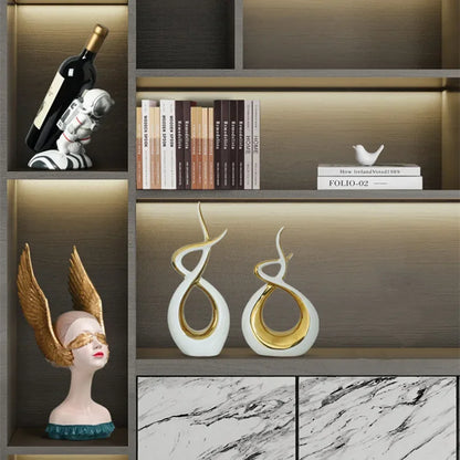 تمثال فتاة الملاك مع الأحلام من DecorBites™، منحوتات ديكور الغرفة، هدية عيد ميلاد