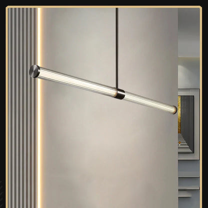 DecorBites™ Black Copper Glass Pendant Dining Room Hanging Lamp Luxe Ceiling Decor