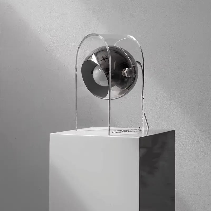 مصباح مكتبي LED أكريليك من DecorBites™ لغرفة النوم، وغرفة الدراسة، وغرفة المعيشة، والفندق، والديكور الداخلي