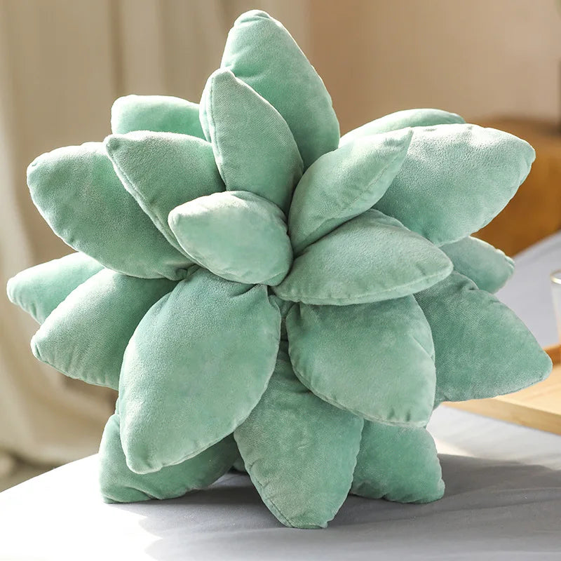 Lavender Succulent Throw Pillows