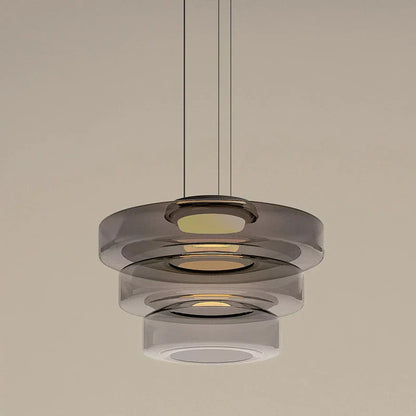 DecorBites™ Glass Plate Ceiling Pendant Lights LED Fixture