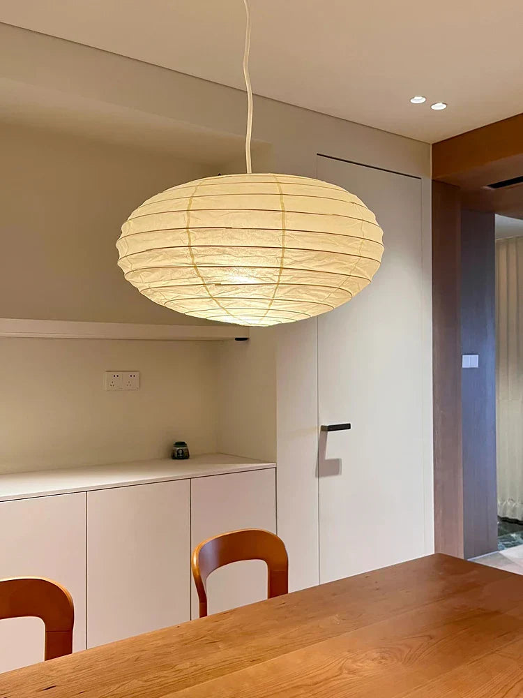ديكوربايتس™ مصابيح معلقة من ورق الأرز من أكاري نوغوتشي لغرفة النوم/غرفة المعيشة/الشاي