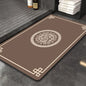 Decobites Chinese Style Diatom Mud Entry Door Mat - Super Absorbent & Anti-Slip