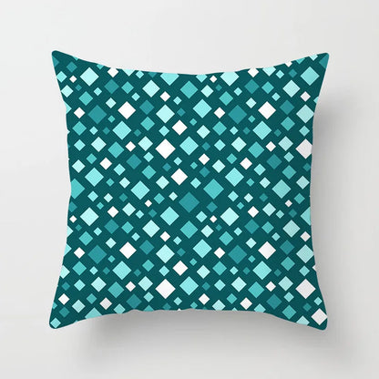 DecorBites™ Leaf Feather Cushion Covers Geometric Heart Print Pillowcase Home Decor