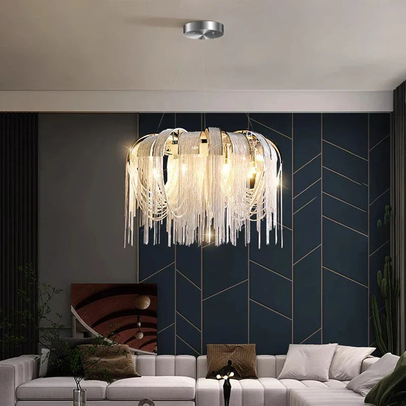 DecorBites™ LED Pendant Light Chandeliers for Modern Home Decor Living Room Dining Room