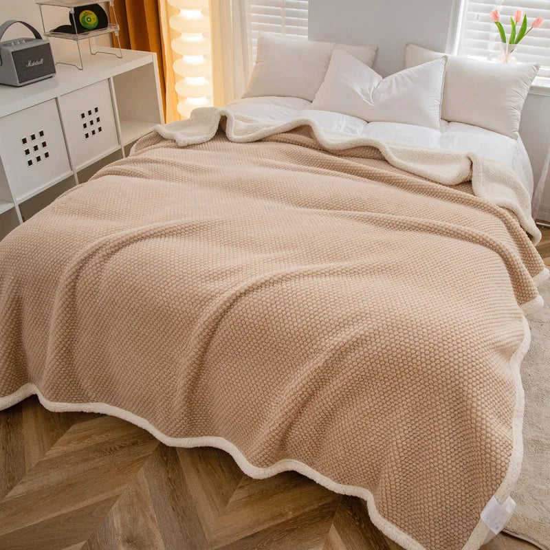 Plush Double-Layer Blanket