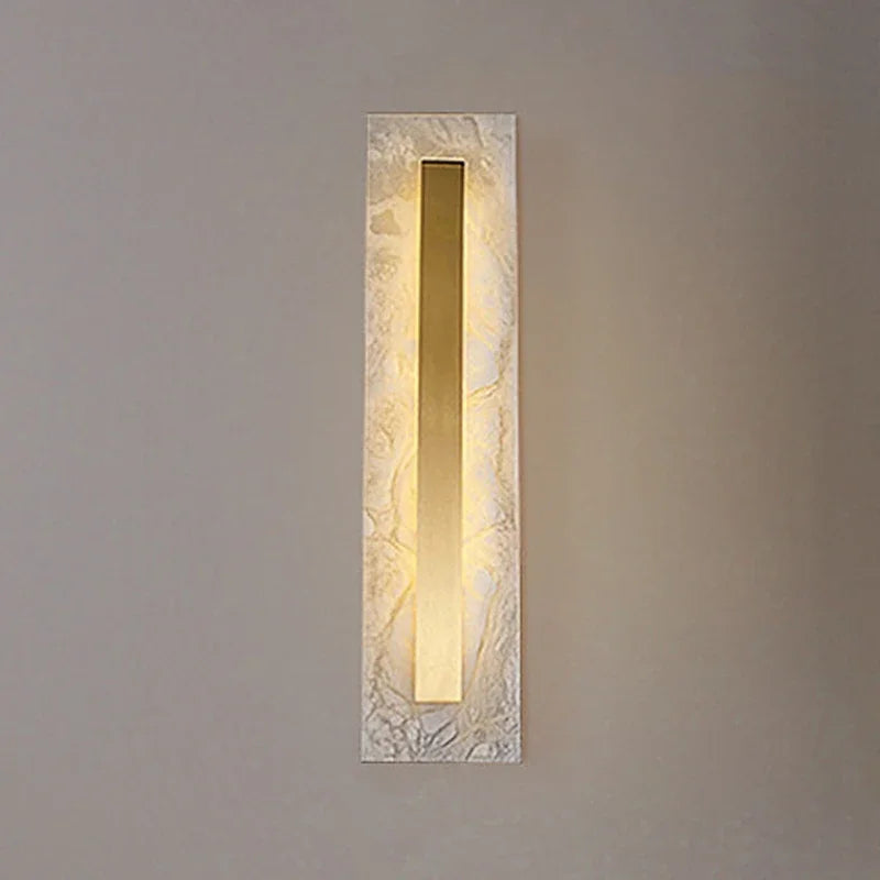 Lámpara de pared LED para sala de estar DecorBites™ Gold Marble