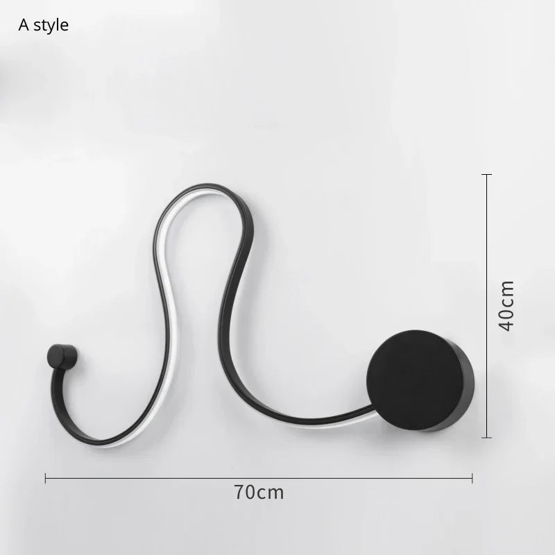 DecorBites™ Iron Body Wall Lamps LED Lights Fixture for Bedroom, Living Room, Study, Hotel