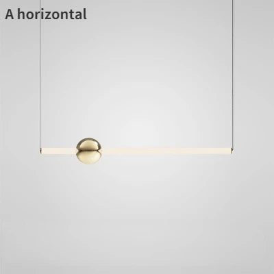 DecorBites™ Glass Pendant Lights: Modern Long Hanging Lamps for Kitchen, Dining Room, and Shop