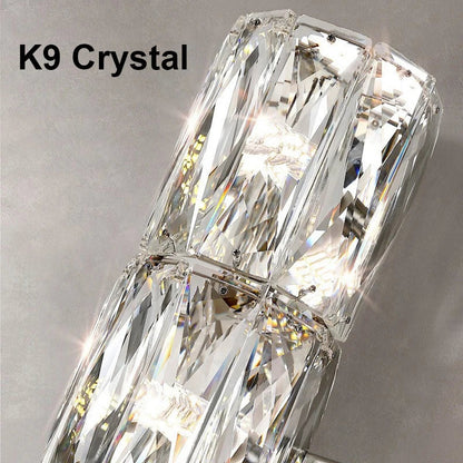 DecorBites™ K9 Crystal LED Wall Lamp: Modern Luxury Nordic Sconces for Home Lighting