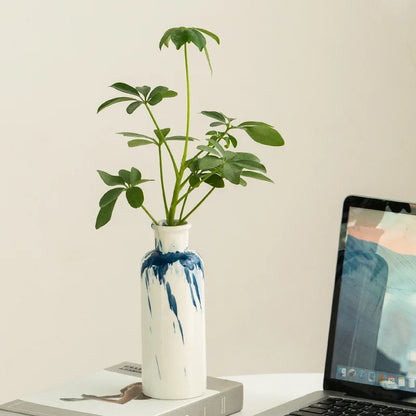 DecorBites™ Graffiti Ceramic Vase for Stylish Flower Arrangements