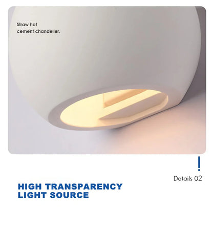 DecorBites™ Gypsum LED Wall Lamp 5W Modern Creative Sconces Living Room Bedroom Lighting