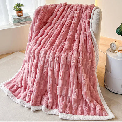 بطانية مخملية من الخيزران من DecorBites™: غطاء أريكة ناعم من الفلانيل وغطاء إضافي