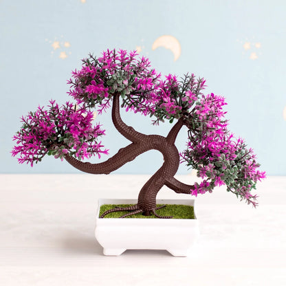 DecorBites™ Artificial Bonsai Tree Potted Plant for Home, Hotel & Garden Decor