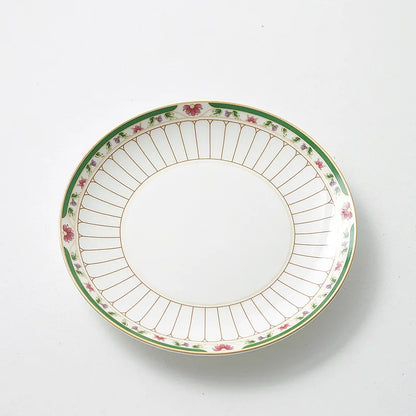 DecorBites™ Gold-Striped Ceramic Cup & Saucer Set for Dining Table Coffee Milk Tea Juice