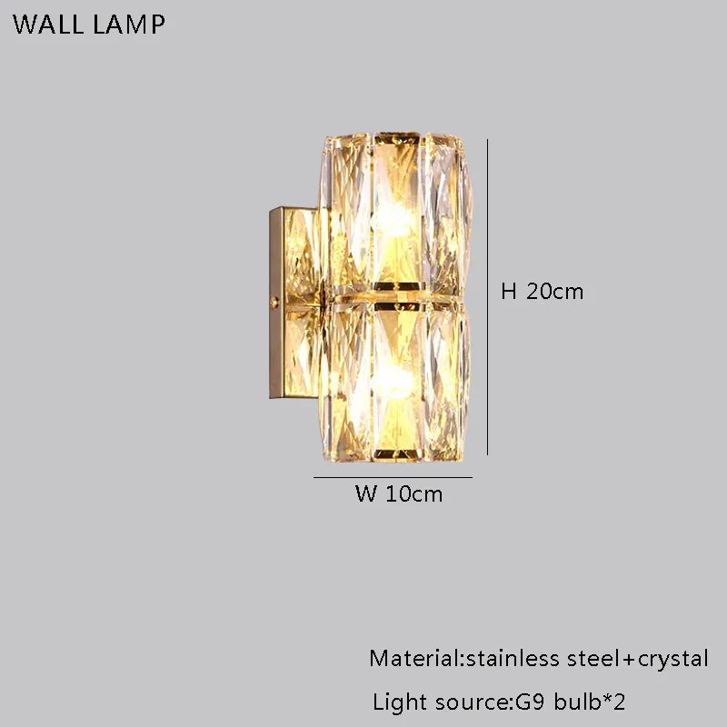 Gold Vintage Crystal Chandelier