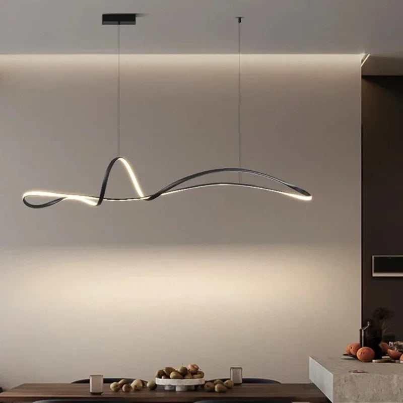 Decorbites™ Lámpara Colgante Gold Dine para Decoración de Sala de Estar y Mesa de Comedor | Lámpara de Araña LED Nórdica