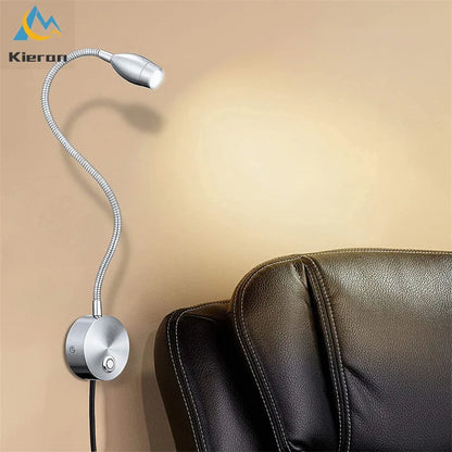 DecorBites™ LED Snake Wall Lamps for Bedroom Study USB Reading Lights