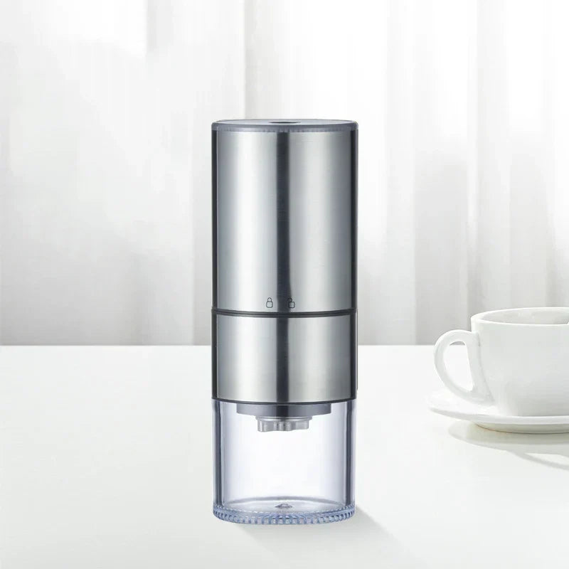 DecorBites™ Electric Bean Grinder: Full-automatic Portable Coffee Machine