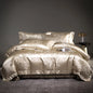 Decobites Damask Jacquard Egyptian Cotton Luxury Bedding Set