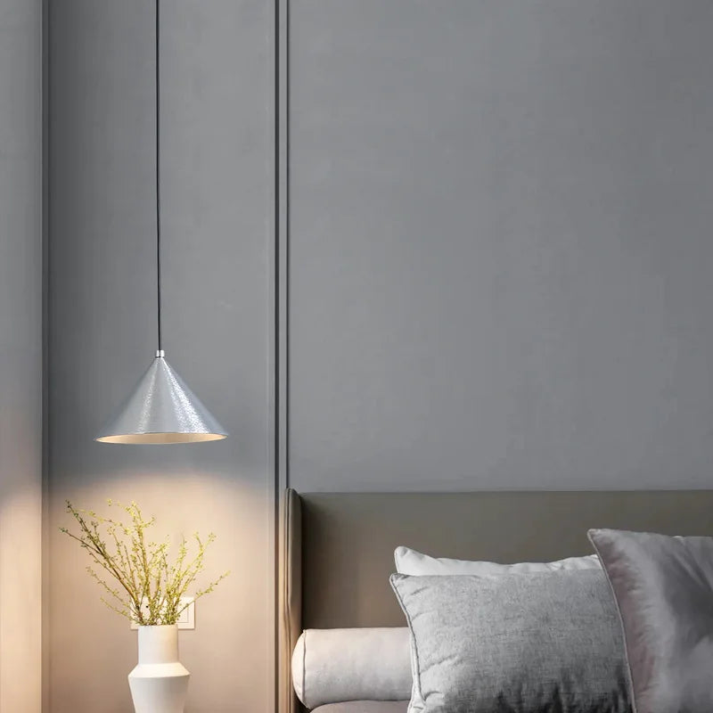 DecorBites™ Brushed Sliver Black Pendant Light Chandelier for Bedroom Kitchen Dining Room