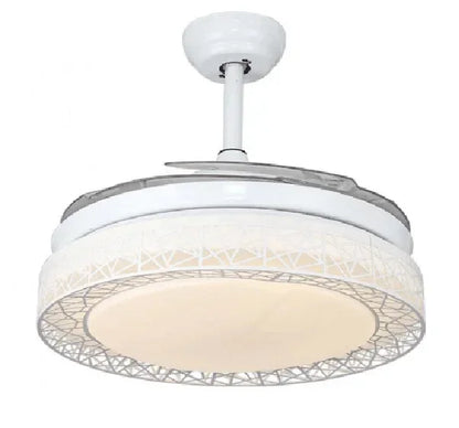 ديكوربايتس™ مصابيح مروحة سقف نحاسية مع جهاز تحكم عن بعد، مقاس 36/42 بوصة، مصابيح مروحة ذهبية