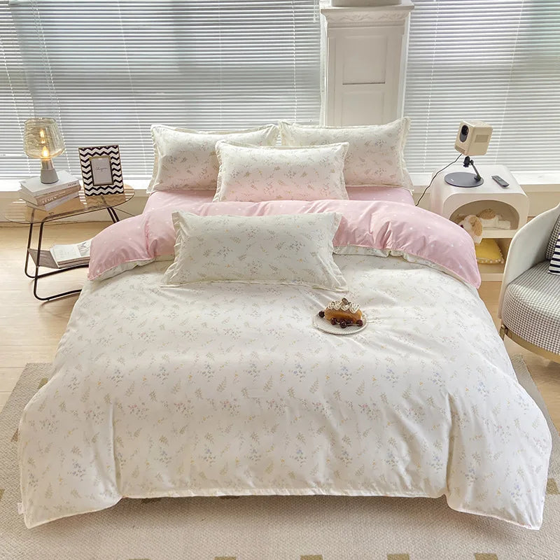 DecorBites™ Cute Pattern Duvet Cover | Super Soft Comforter Cover for Single/Double Bed