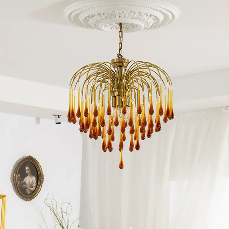 DecorBites™ Elegant Crystal Ceiling Chandelier for Stylish Home Decor