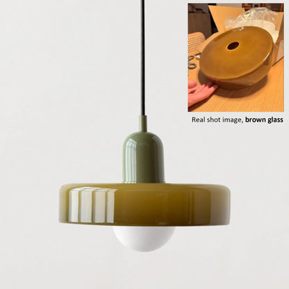 Nordic Colorful Glass Pendant Light 35Cm