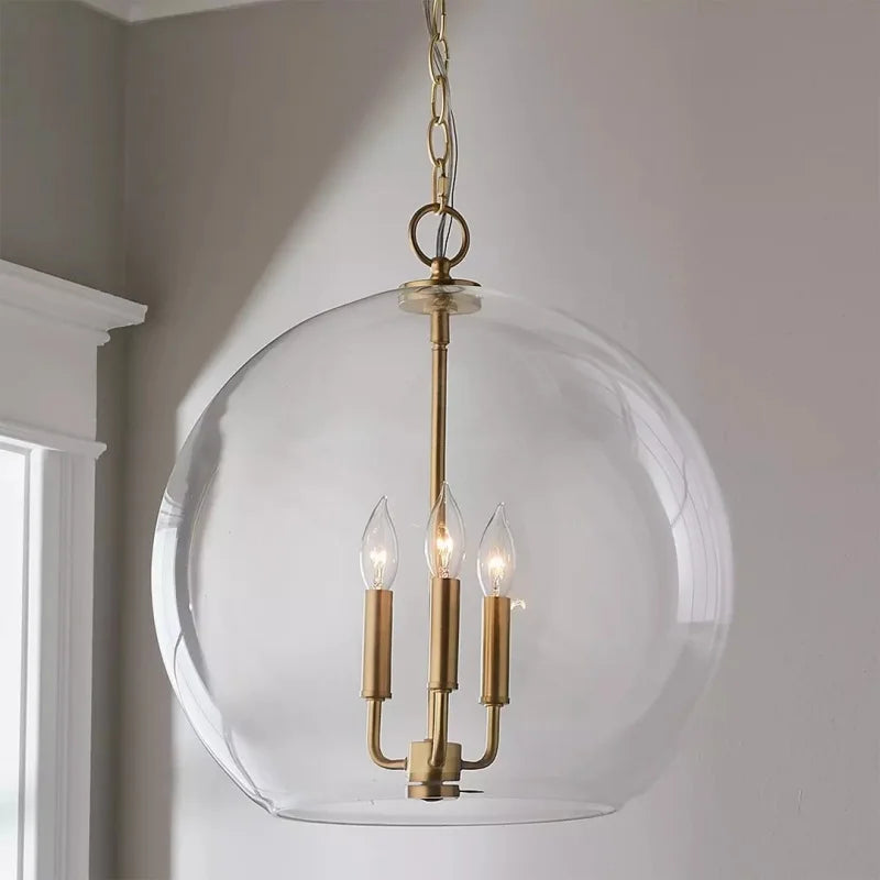 Lámpara de araña LED con bola de cristal DecorBites™ para decoración moderna de restaurantes y bares