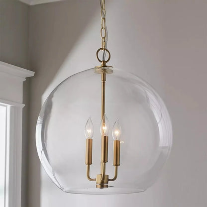 Lámpara de araña LED con bola de cristal DecorBites™ para decoración moderna de restaurantes y bares