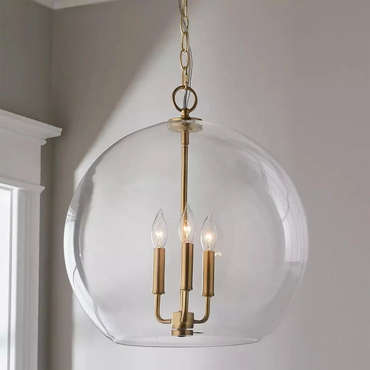 Lámpara de araña LED con bola de cristal DecorBites™ para decoración moderna de restaurantes y bares