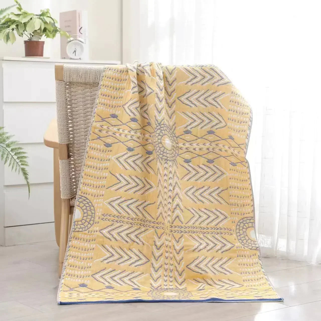 Toalla de baño de algodón DecorBites™ - Suave y de secado rápido - 70 x 140 cm