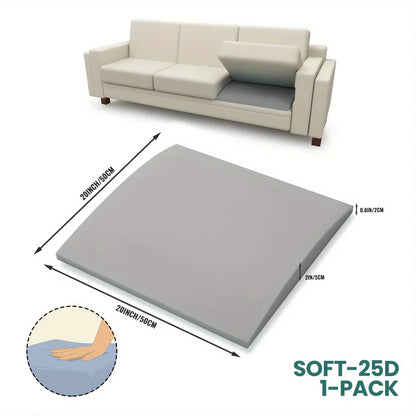 Decobites Sofa Cushion Support | Firm (25D/40D) Design for Sagging Seat Repair | Arched Furniture Seat Fix