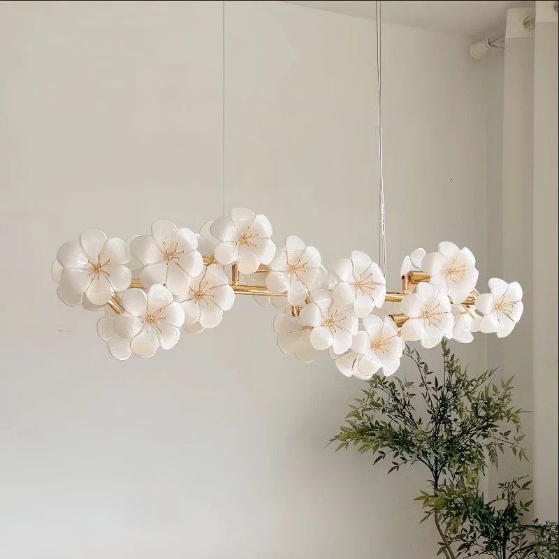Modern Linear Metal Pendant Light for Kitchen Island