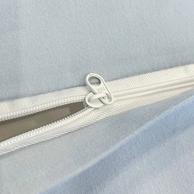 Juego de Ropa de Cama con Bordado de Hoja de Ginkgo Oro Decorbites™ - Lujo 100% Algodón 4 Piezas