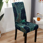 Decobites Stretch Print Chair Cover Slipcovers - Elastic Seat Case