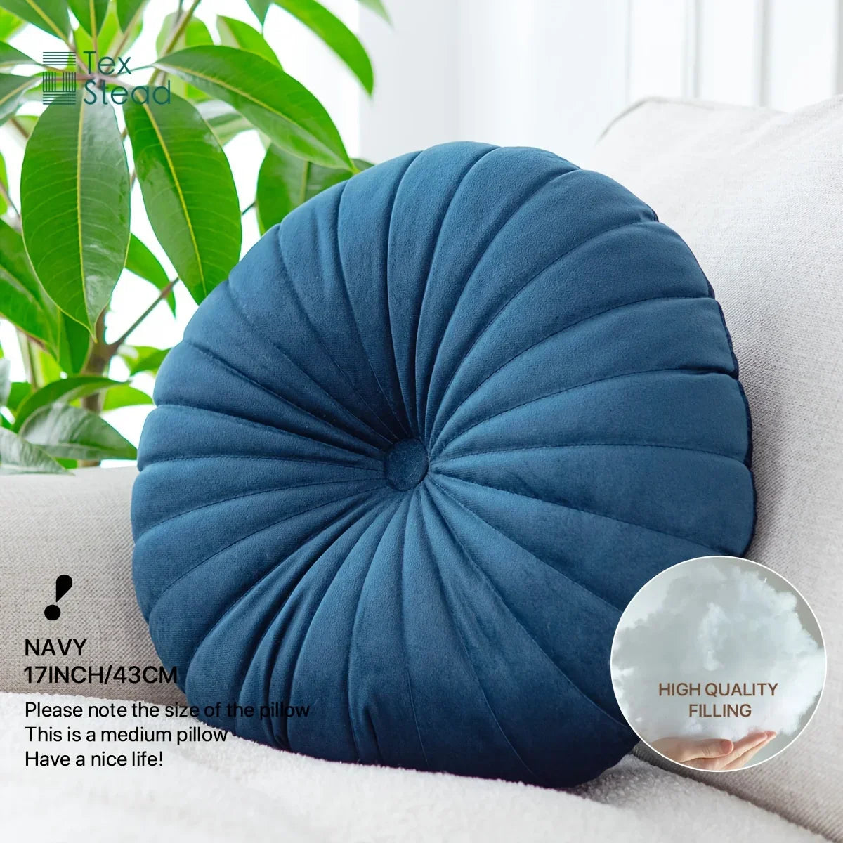 Decobites Floor Cushion: Soft, Durable, Comfortable Seat Cushion for Chairs and Sofas