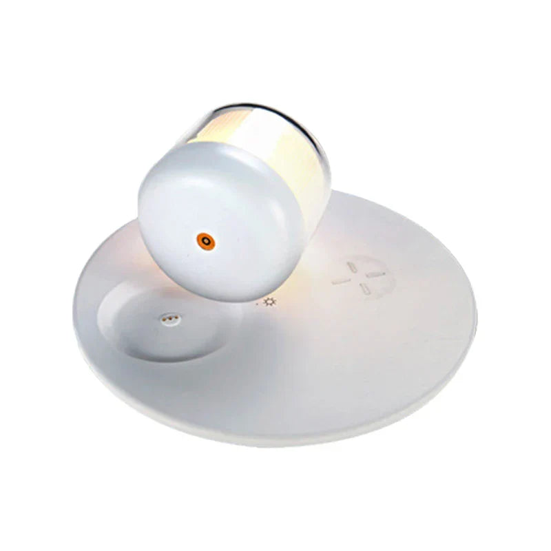 Lámpara de mesa con cargador inalámbrico y luz LED DecorBites™ para iPhone, Samsung y Huawei - Base de carga inalámbrica
