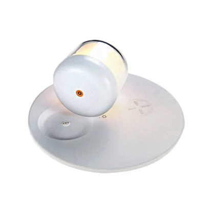 Lámpara de mesa con cargador inalámbrico y luz LED DecorBites™ para iPhone, Samsung y Huawei - Base de carga inalámbrica