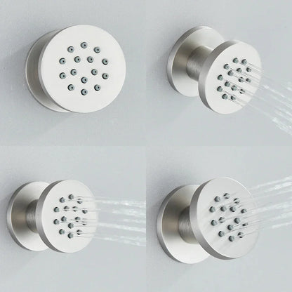 DecorBites™ Brass Body Round Shower SPA Jets for Luxurious Bathroom Massage Experience